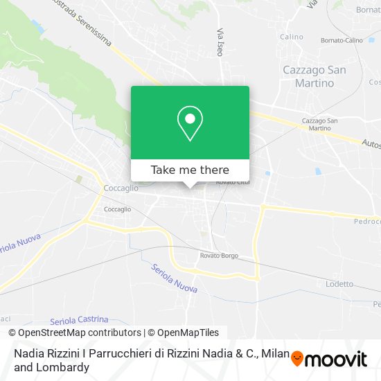 Nadia Rizzini I Parrucchieri di Rizzini Nadia & C. map