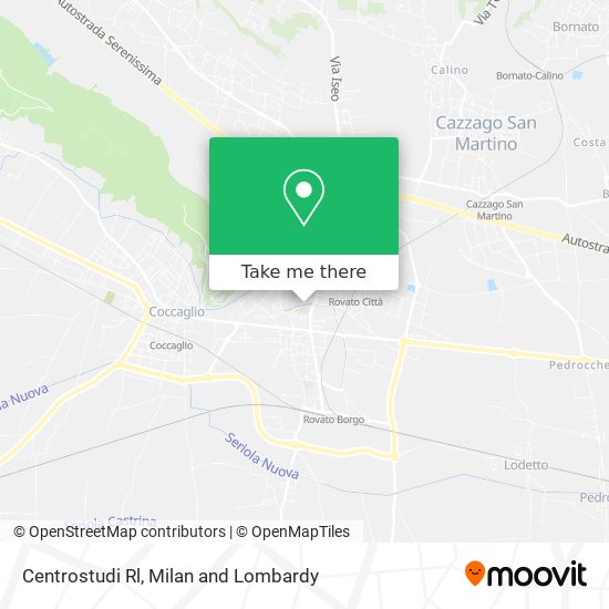 Centrostudi Rl map