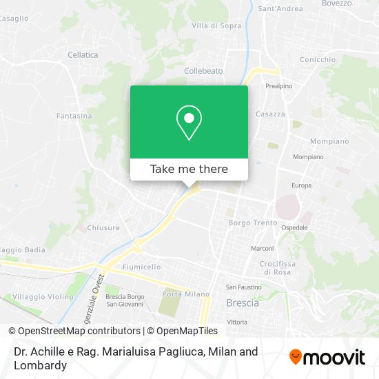 Dr. Achille e Rag. Marialuisa Pagliuca map
