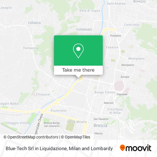 Blue-Tech Srl in Liquidazione map