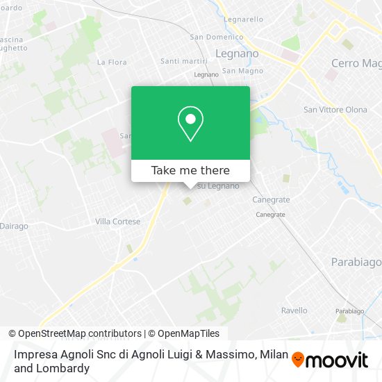 Impresa Agnoli Snc di Agnoli Luigi & Massimo map