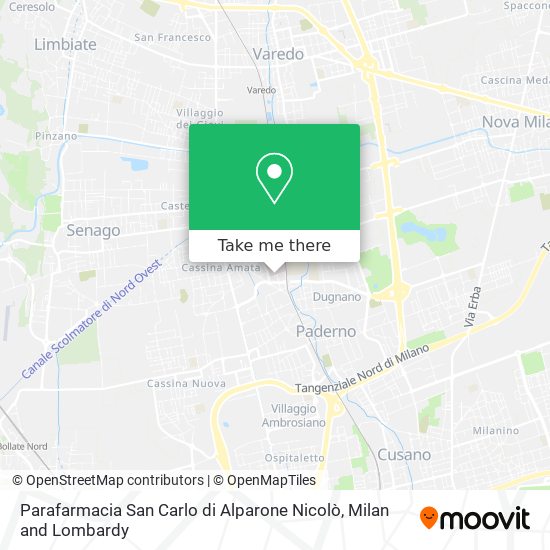 Parafarmacia San Carlo di Alparone Nicolò map