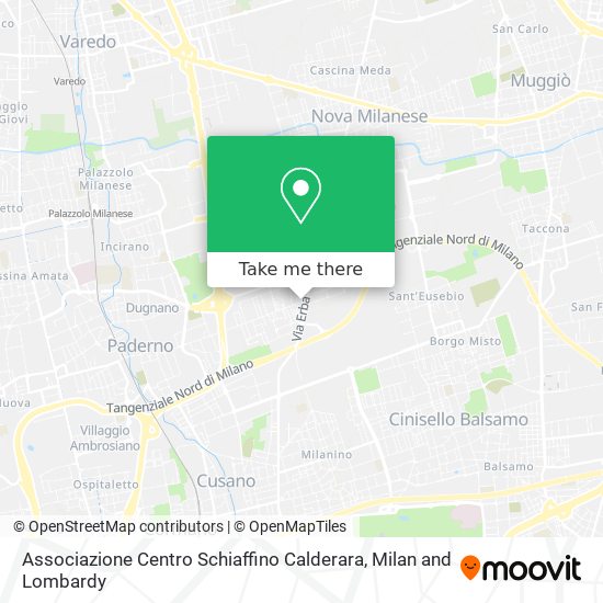 Associazione Centro Schiaffino Calderara map