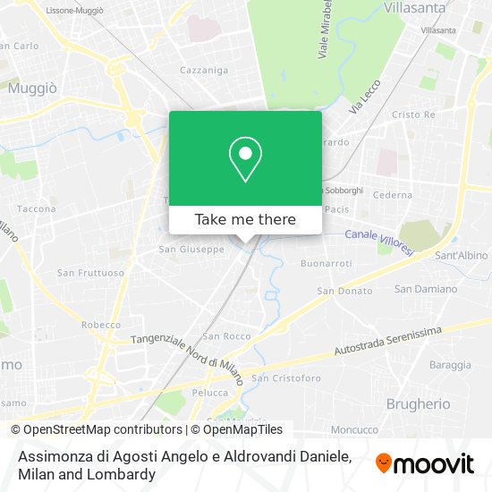 Assimonza di Agosti Angelo e Aldrovandi Daniele map
