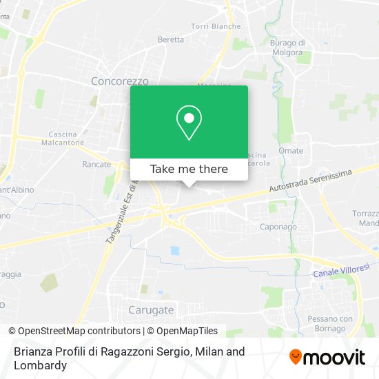 Brianza Profili di Ragazzoni Sergio map