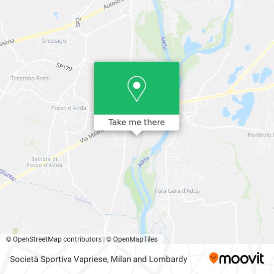 Società Sportiva Vapriese map