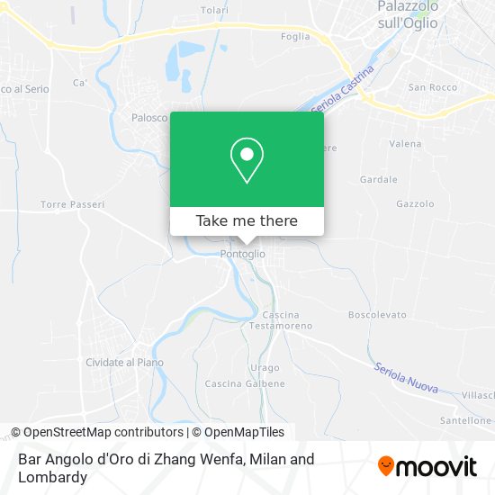 Bar Angolo d'Oro di Zhang Wenfa map