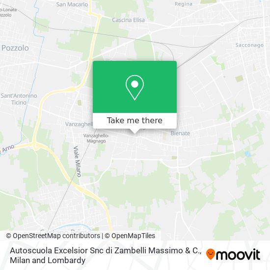 Autoscuola Excelsior Snc di Zambelli Massimo & C. map