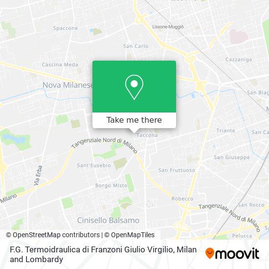 F.G. Termoidraulica di Franzoni Giulio Virgilio map