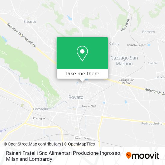 Raineri Fratelli Snc Alimentari Produzione Ingrosso map