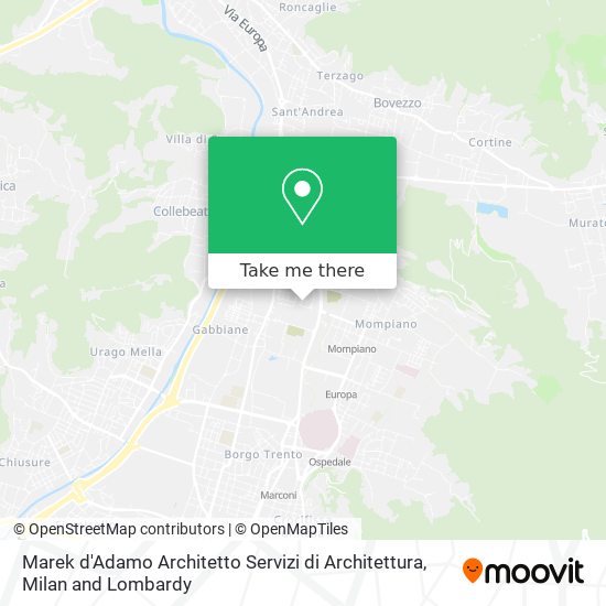 Marek d'Adamo Architetto Servizi di Architettura map