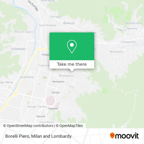 Borelli Piero map