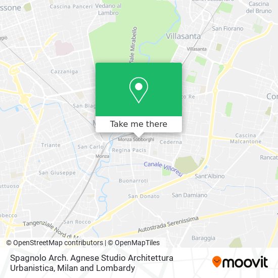 Spagnolo Arch. Agnese Studio Architettura Urbanistica map