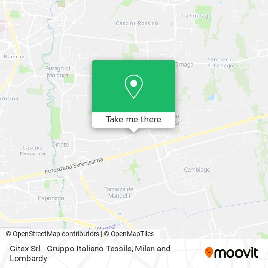 Gitex Srl - Gruppo Italiano Tessile map