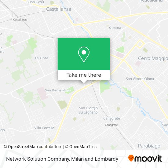 Network Solution Company map