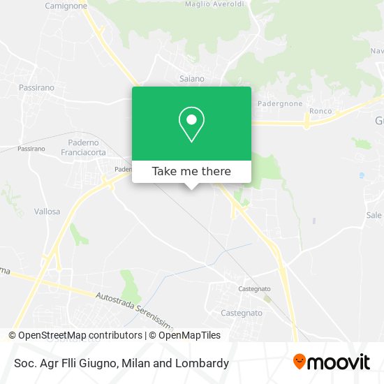 Soc. Agr Flli Giugno map