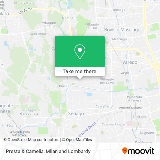 Presta & Camelia map