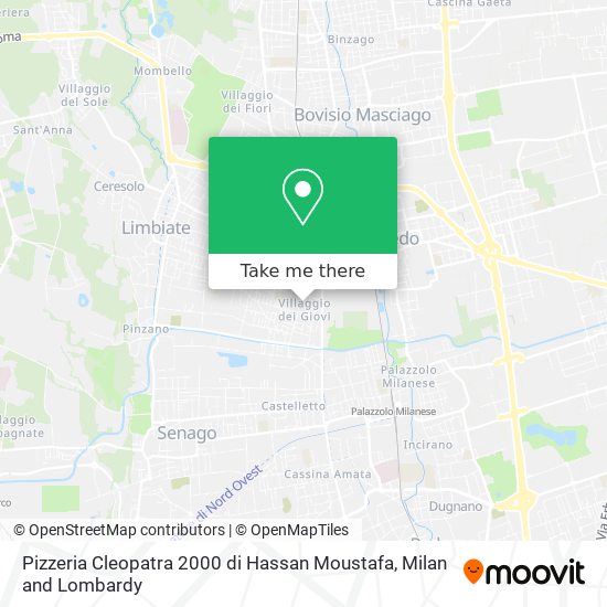 Pizzeria Cleopatra 2000 di Hassan Moustafa map