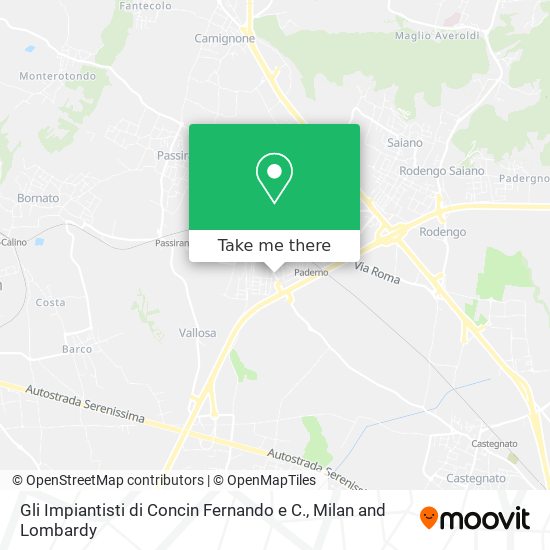 Gli Impiantisti di Concin Fernando e C. map