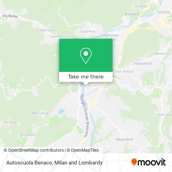 Autoscuola Benaco map
