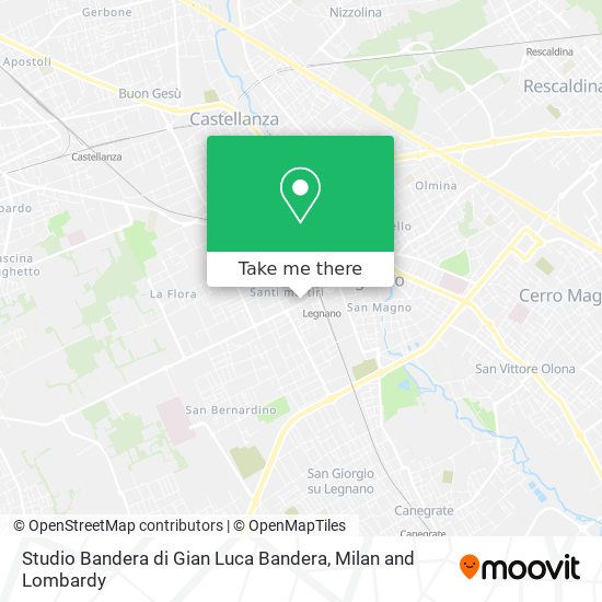Studio Bandera di Gian Luca Bandera map