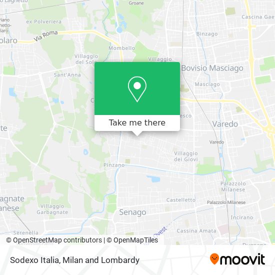 Sodexo Italia map