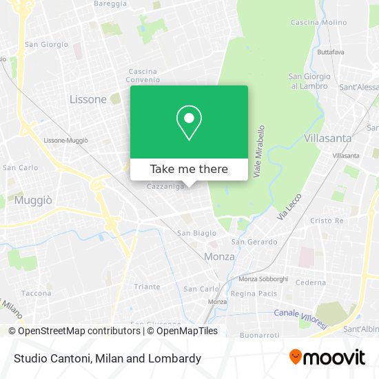 Studio Cantoni map