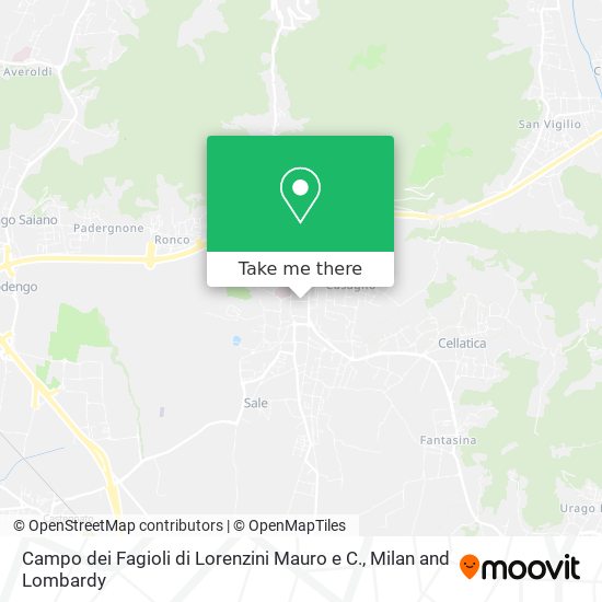 Campo dei Fagioli di Lorenzini Mauro e C. map