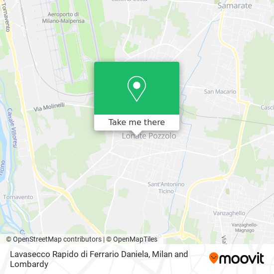 Lavasecco Rapido di Ferrario Daniela map