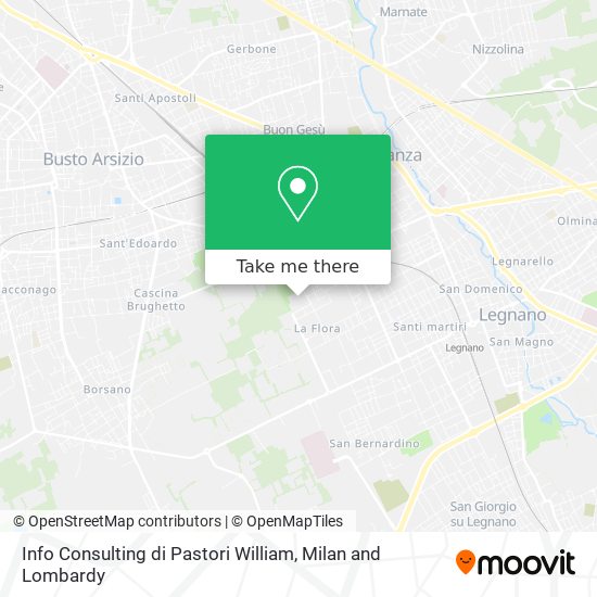 Info Consulting di Pastori William map
