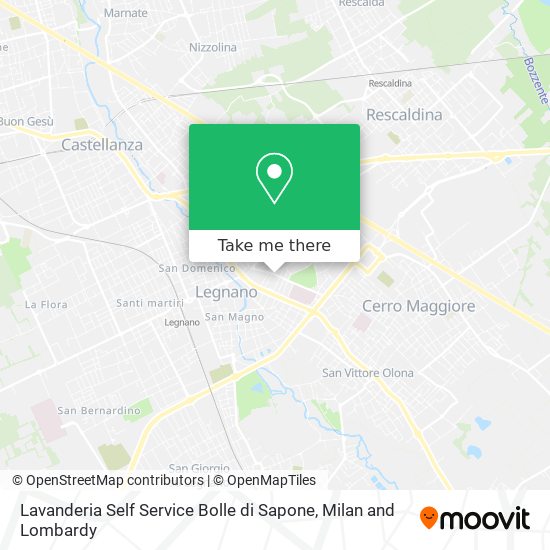 Lavanderia Self Service Bolle di Sapone map