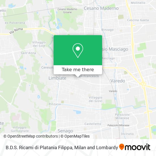B.D.S. Ricami di Platania Filippa map