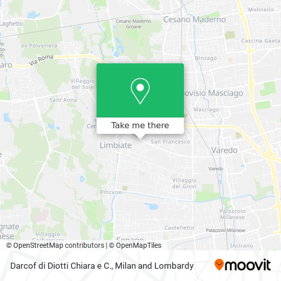 Darcof di Diotti Chiara e C. map
