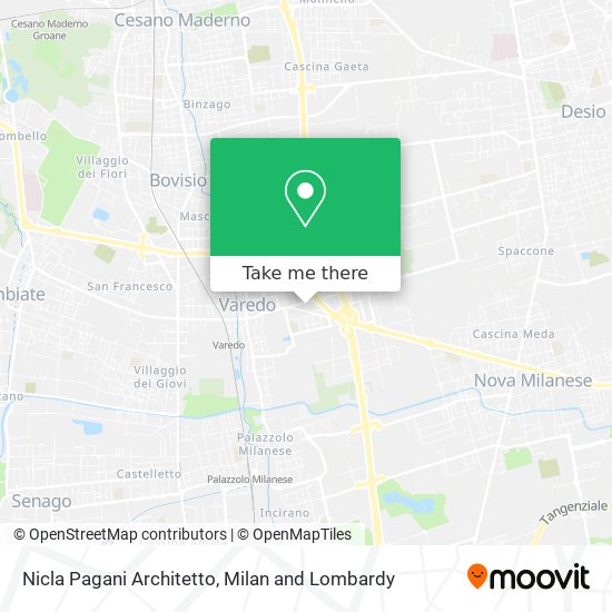 Nicla Pagani Architetto map