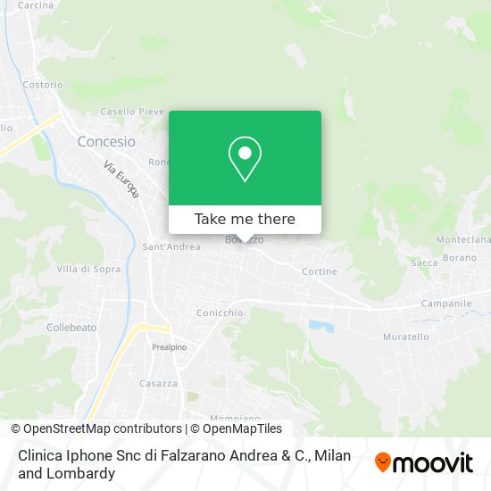 Clinica Iphone Snc di Falzarano Andrea & C. map