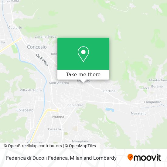 Federica di Ducoli Federica map
