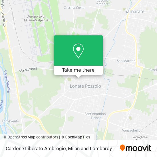 Cardone Liberato Ambrogio map