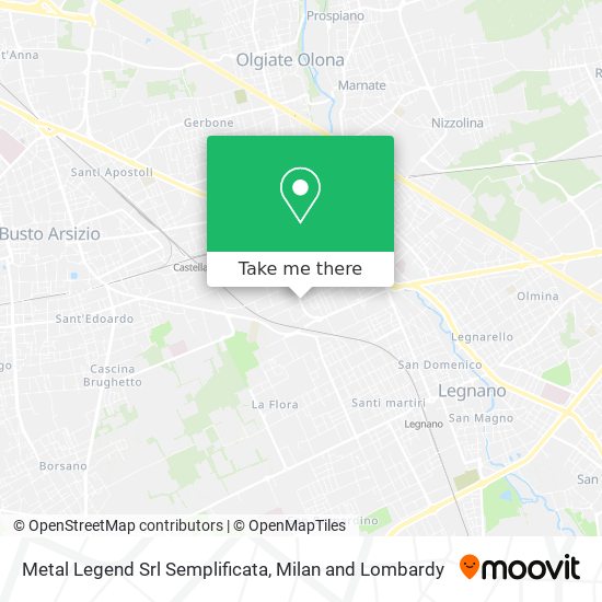 Metal Legend Srl Semplificata map