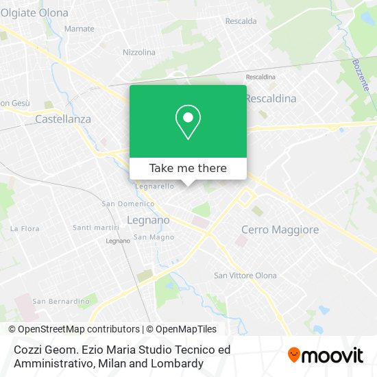 Cozzi Geom. Ezio Maria Studio Tecnico ed Amministrativo map