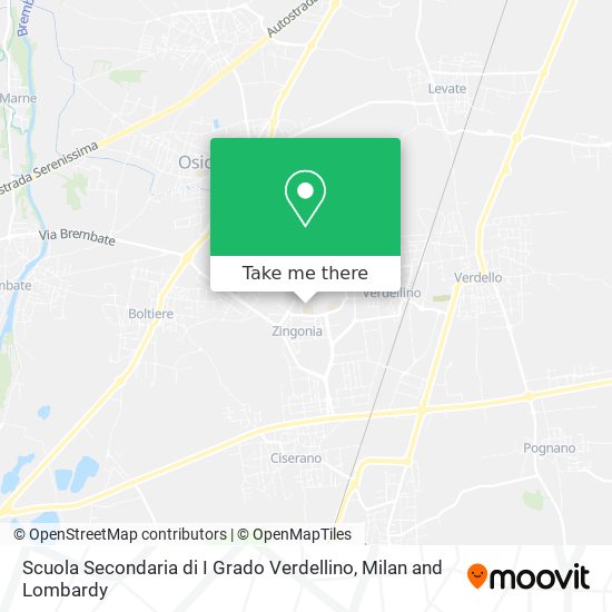 Scuola Secondaria di I Grado Verdellino map