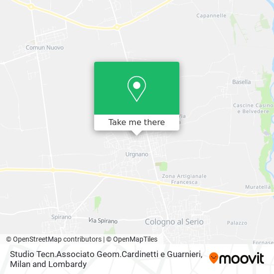 Studio Tecn.Associato Geom.Cardinetti e Guarnieri map