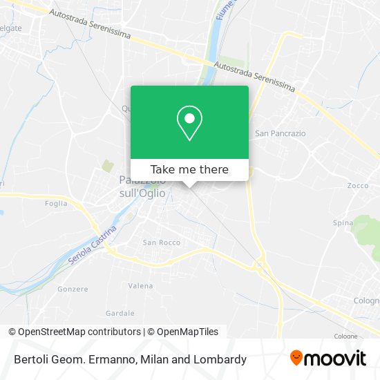 Bertoli Geom. Ermanno map