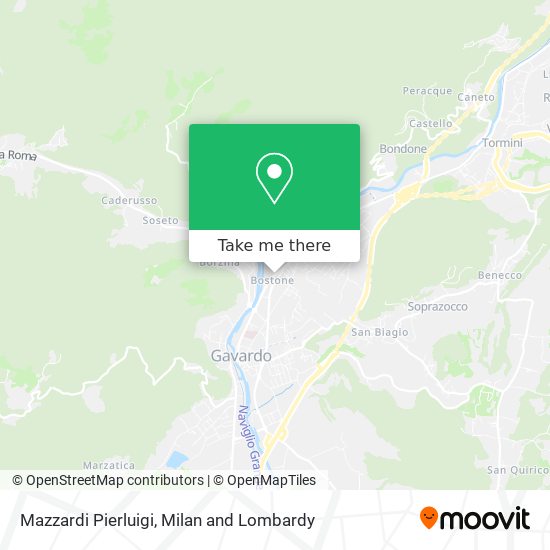 Mazzardi Pierluigi map