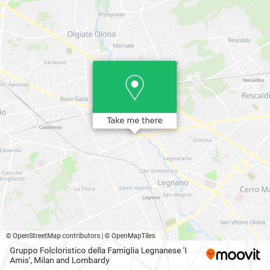 Gruppo Folcloristico della Famiglia Legnanese 'I Amis' map