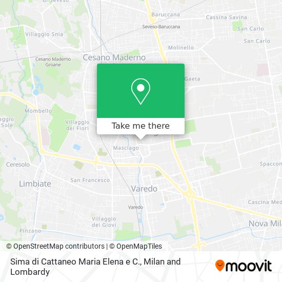 Sima di Cattaneo Maria Elena e C. map