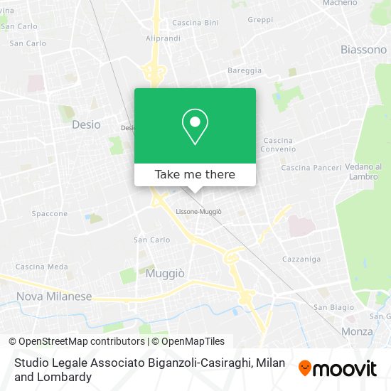Studio Legale Associato Biganzoli-Casiraghi map