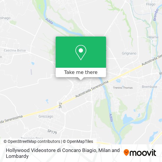 Hollywood Videostore di Concaro Biagio map