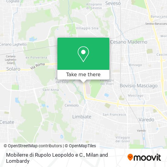 Mobilerre di Rupolo Leopoldo e C. map