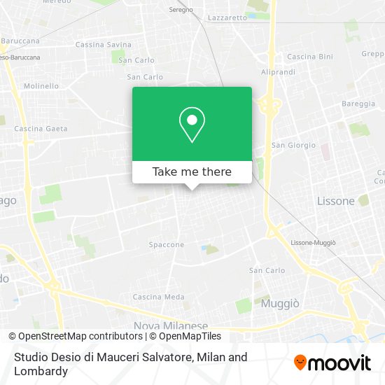 Studio Desio di Mauceri Salvatore map