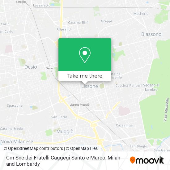 Cm Snc dei Fratelli Caggegi Santo e Marco map